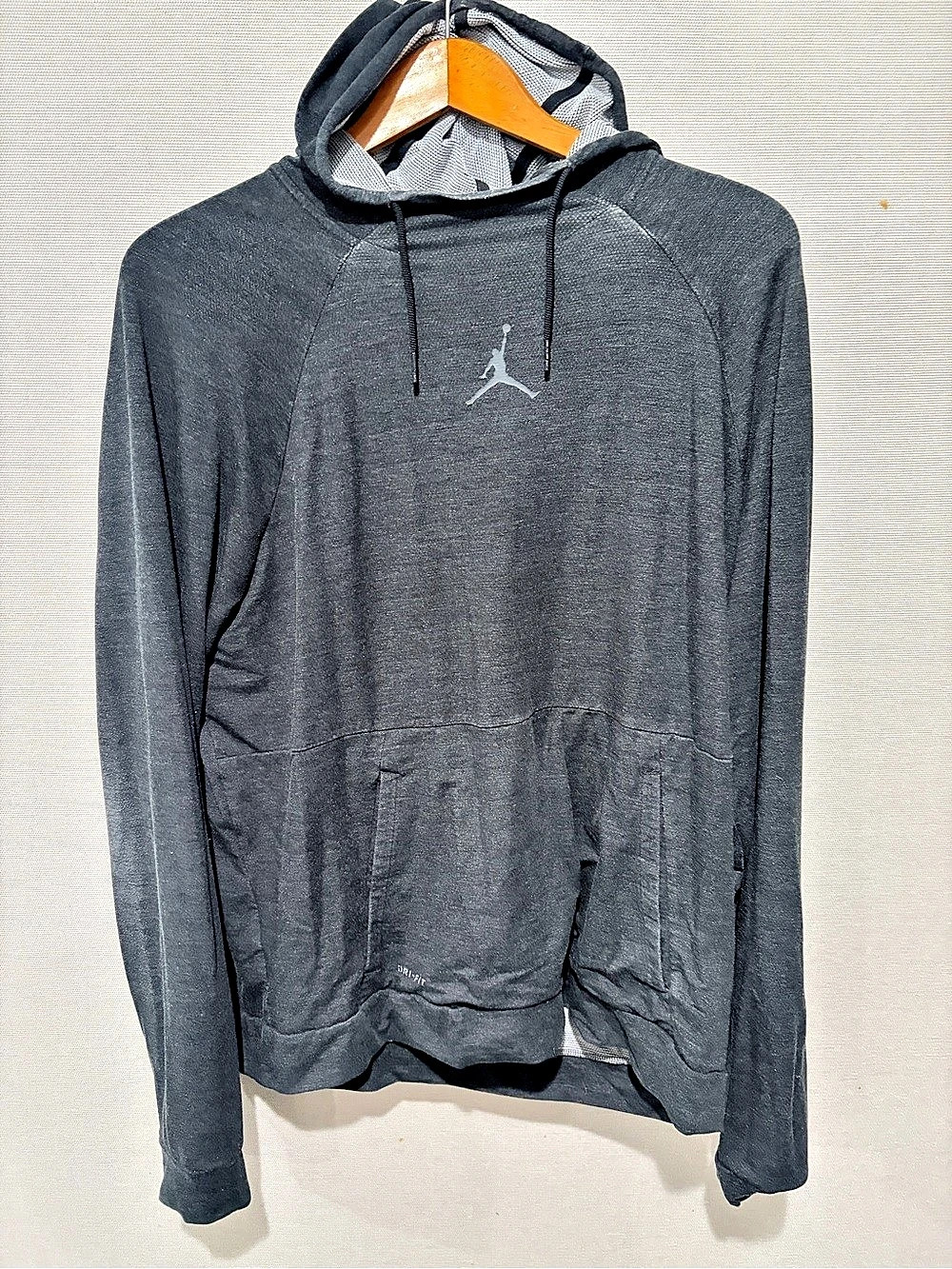 Jordan Men's Gray Dri-FIT Hoodie